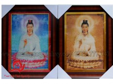 Chân Dung Phật Bà Quan Âm - 30 x 40