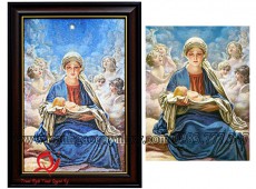 Mẹ Maria và Chúa Hài Đồng 40 x 60